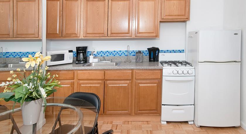 Mid Town East Street Apartments Next To Times Square New York Rum bild